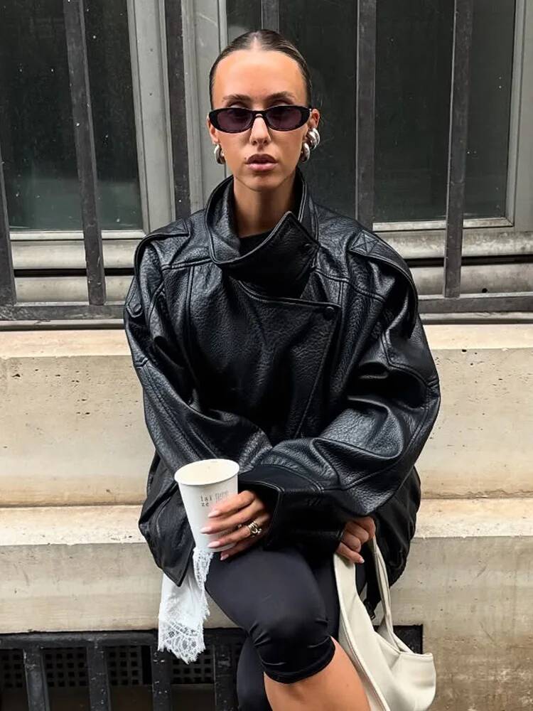 Street Fashion Taiwan - Dames Herfst Mode Asymmetrische Knoopzak Lange