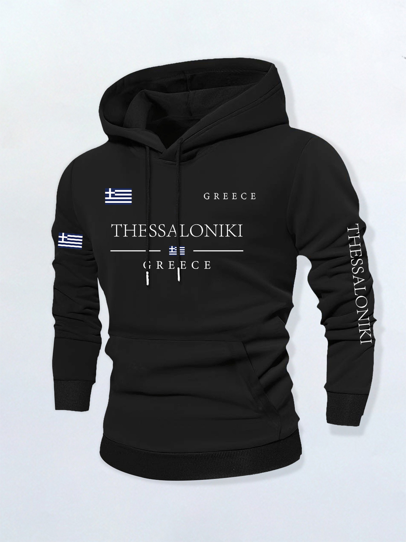 Street Fashion Greece - Herensweater met lange mouwen, gemaakt in