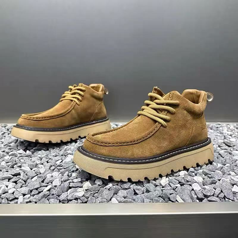 Street Fashion Walk - Herfst Winter Mannen Platform Laarzen Designer