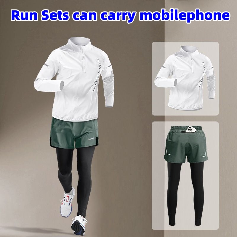 Running Pant Jogger - Gym Heren Hardloopsets Outdoor Fietsen Sporttops