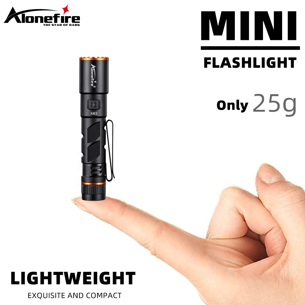 Street Fashion Blog - Mini EDC-zaklamp USB oplaadbare zaklamp Werklamp