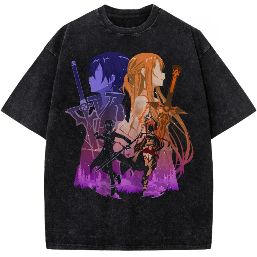 Street Fashion Online - Sword Art Online Kirito Asuna Grafische