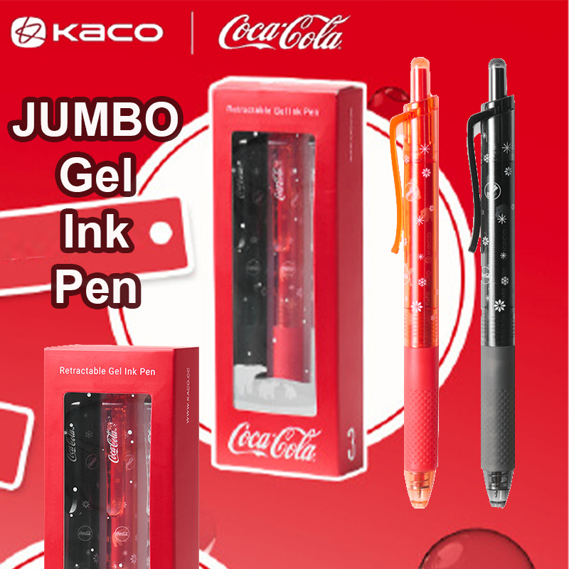 Street Fashion Blog - KACO JUMBO 1800M Gel-inktpenset Coca Cola