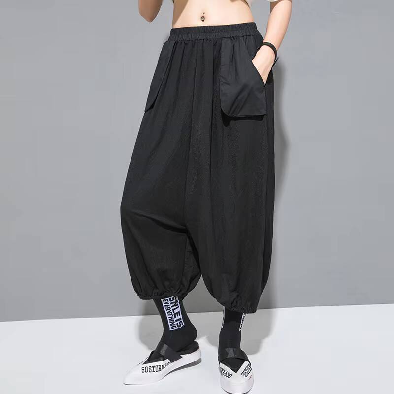 Street Fashion Japan Brand - Dames Beat Broek Pofbroek En Najaar