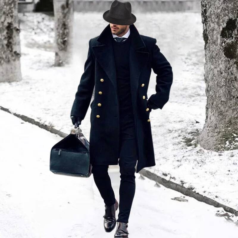 Street Fashion Taiwan - Nieuwe Mode Winter Windscherm Heren Jassen