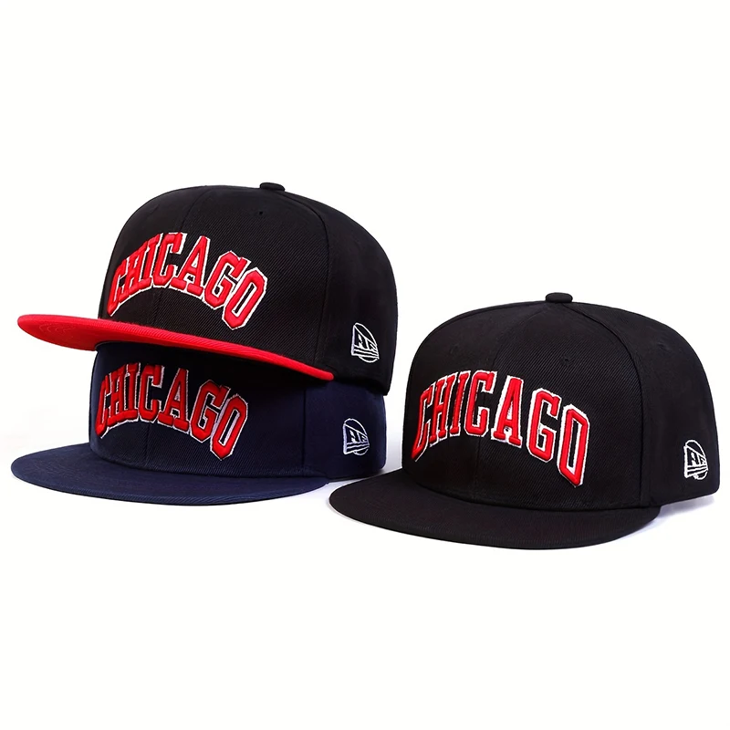 Street Fashion Chicago - Mode Brief CHICAGO Borduren Baseball Cap
