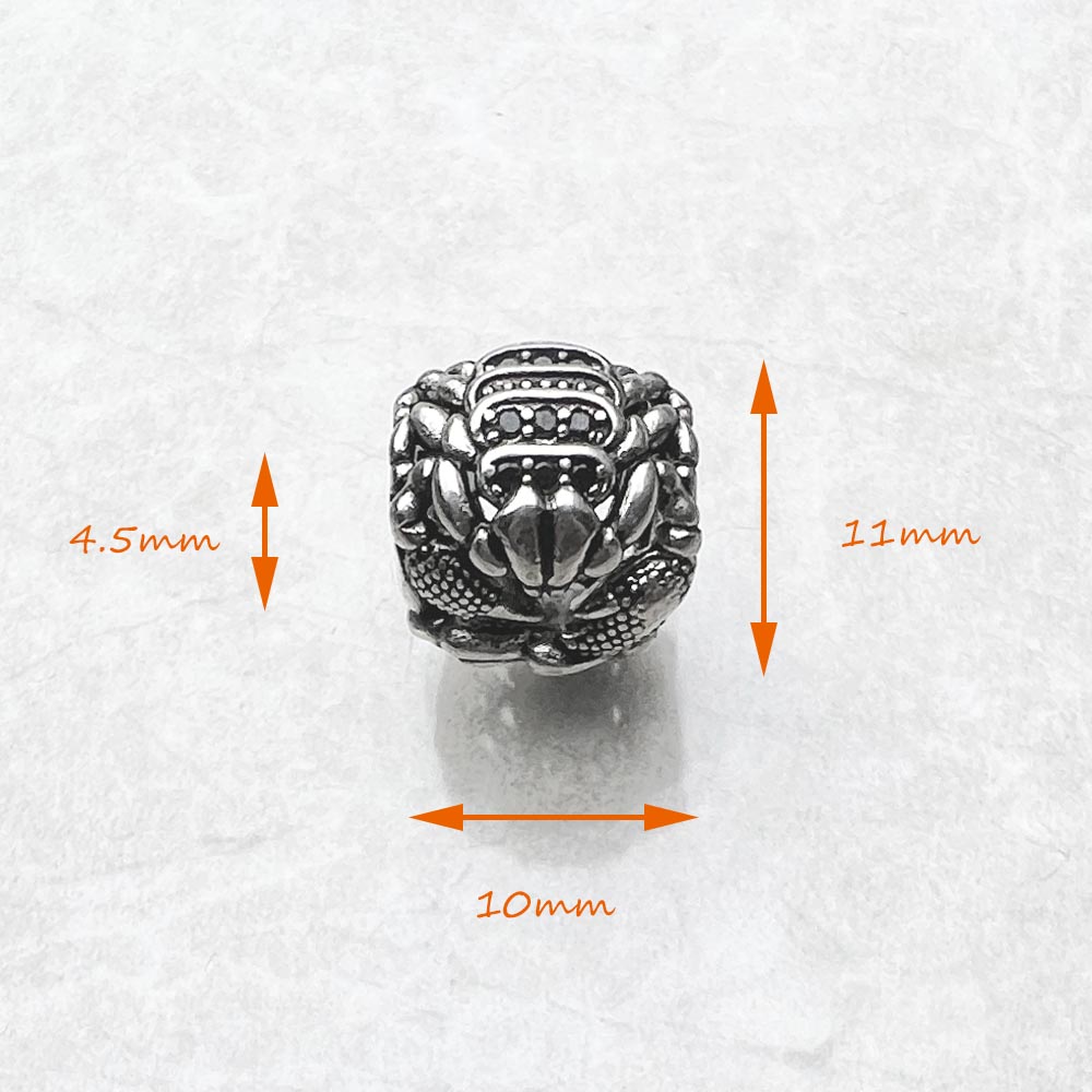 Zwarte Schorpioen Charm 5Mm Ga - Street Fashion Europe recensie en prijs