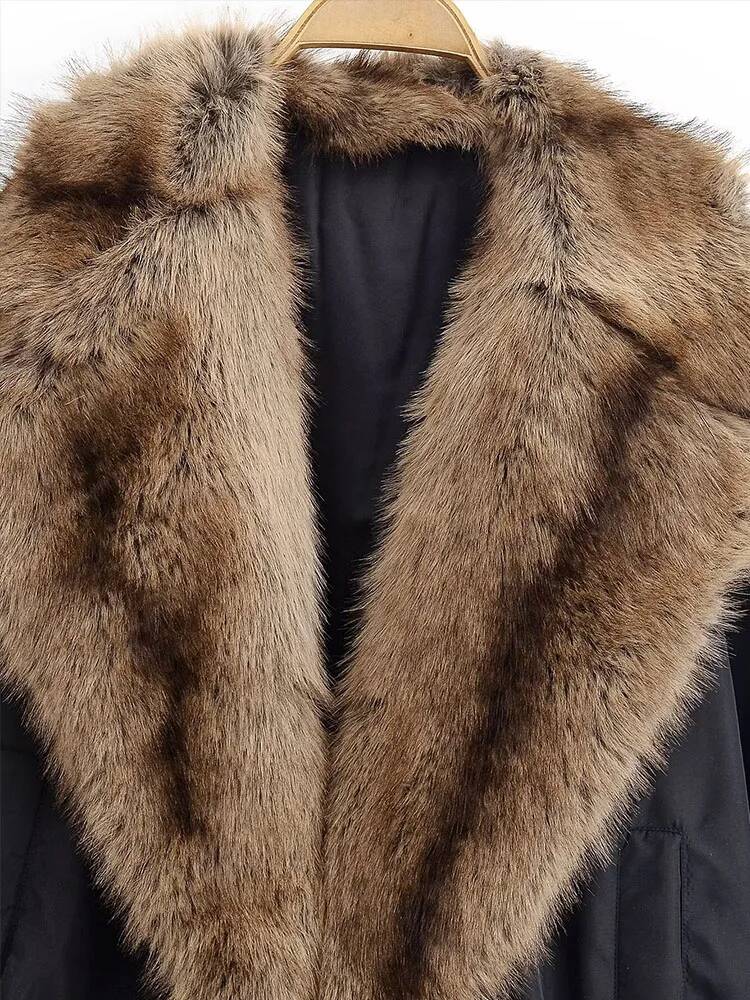 Damesmode namaakbont jas met k - Street Fashion Taiwan recensie en prijs