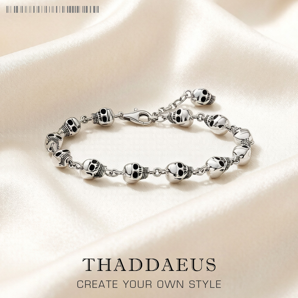 Schedels Link Chain Armbanden  - Street Fashion Europe recensie en prijs