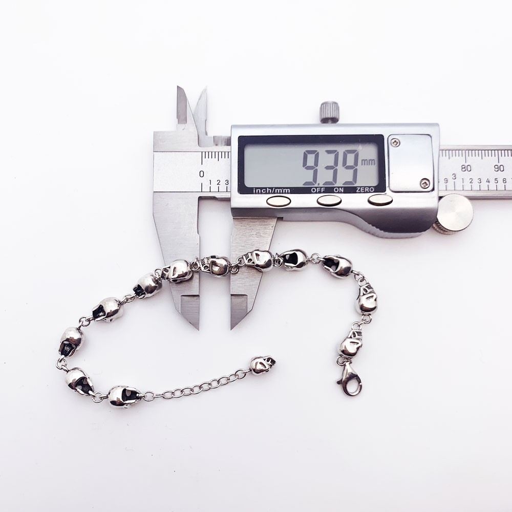 Schedels Link Chain Armbanden  - Street Fashion Europe recensie en prijs