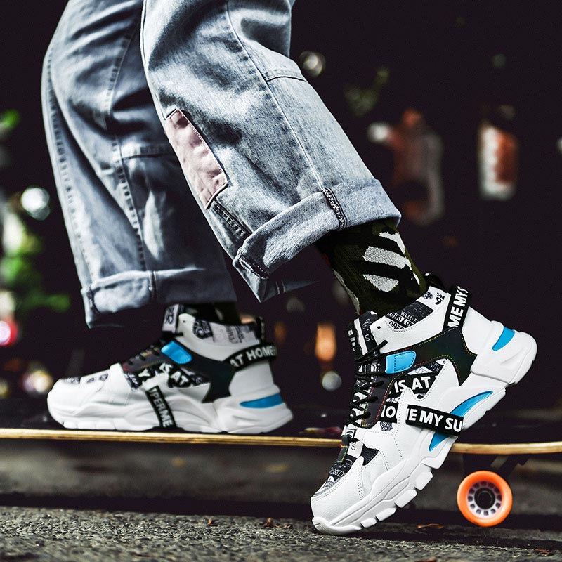Grote Maat Hoge Top Chunky Man - Street Fashion Japan Brand recensie en prijs