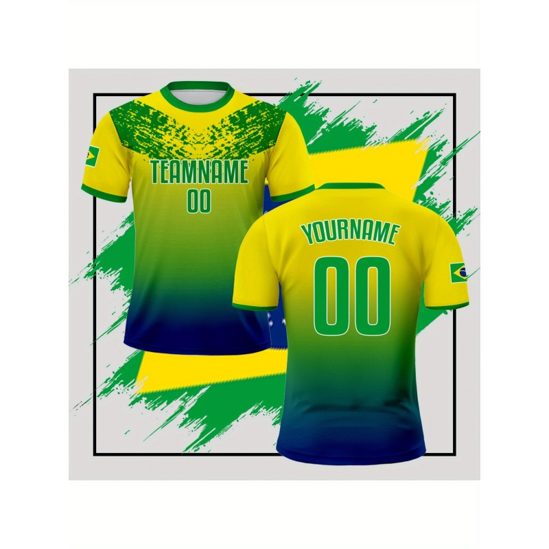 3D-geprint Brazilië sport-T-sh - Street Fashion Brazil recensie en prijs