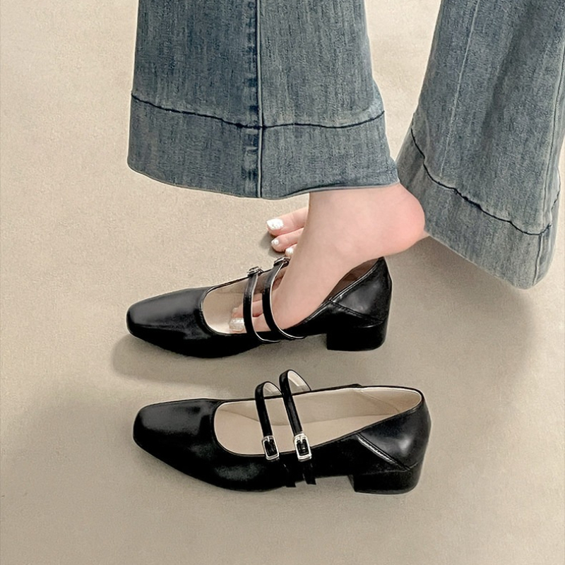 Vierkante neus lage hak dames  - Street Fashion Lady recensie en prijs