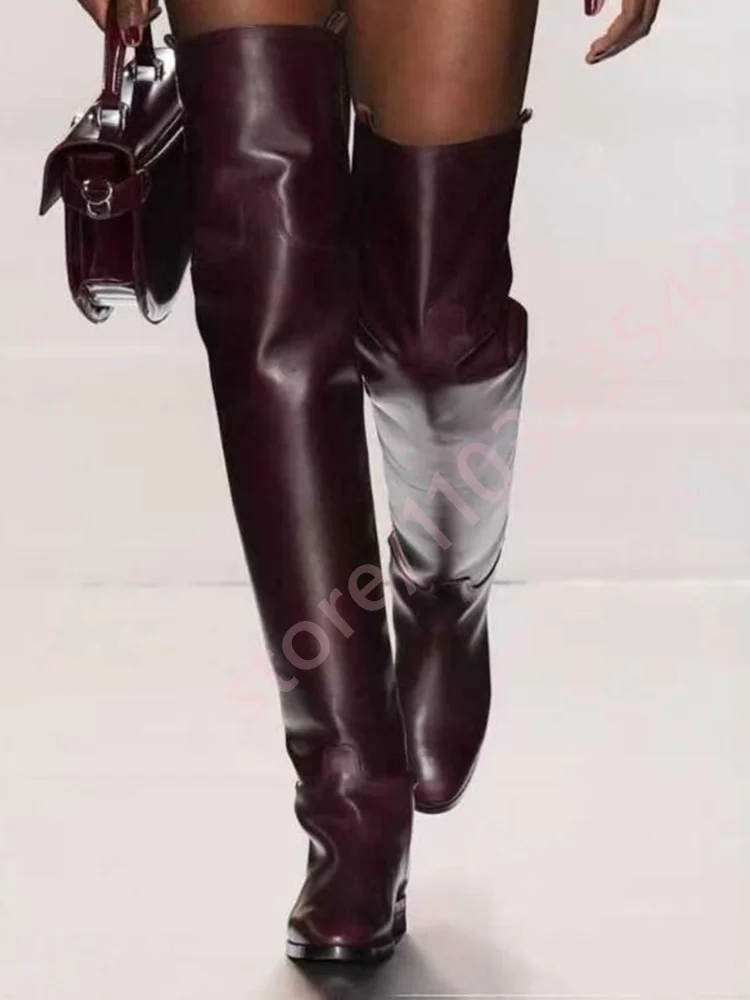 2025 Dames Ronde Neus Overknee - Street Fashion Lady recensie en prijs