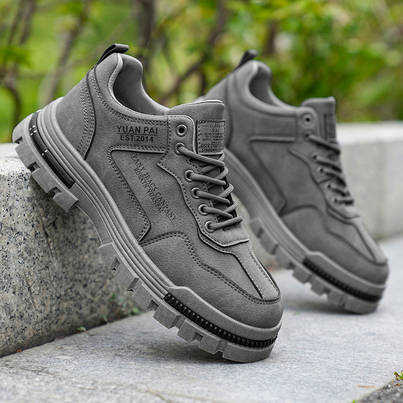 Heren dikke zool werklaarzen a - Street Fashion Walk recensie en prijs