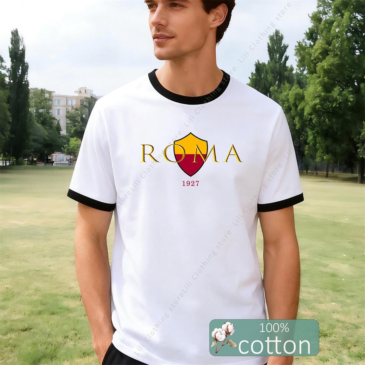 ROMA Brief Grafische Print her - Street Fashion Roma recensie en prijs