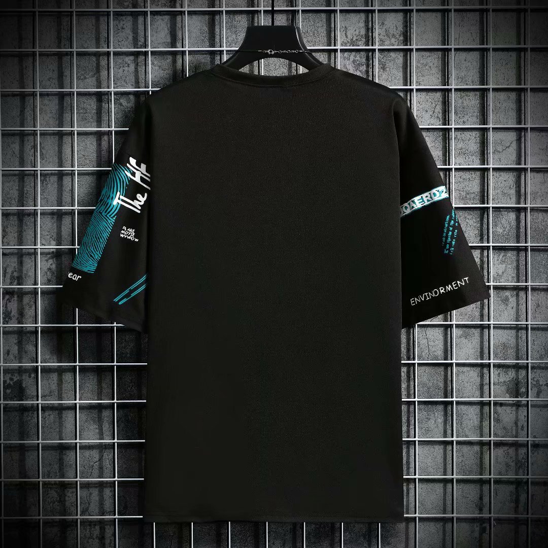 Mannen Harajuku Grafische Zwar - Street Fashion Japan Brand recensie en prijs