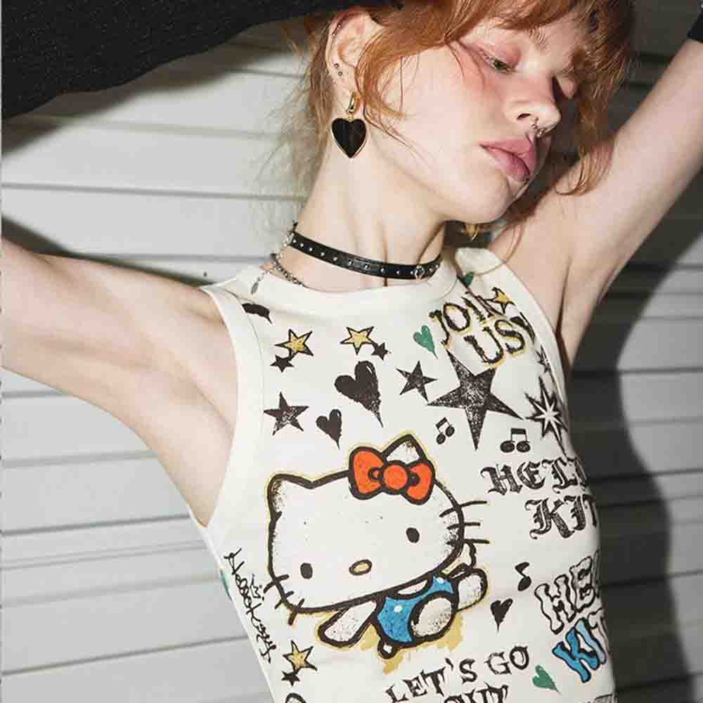 Sanrio Hello Kitty dames top m - Girl Fashion Street recensie en prijs