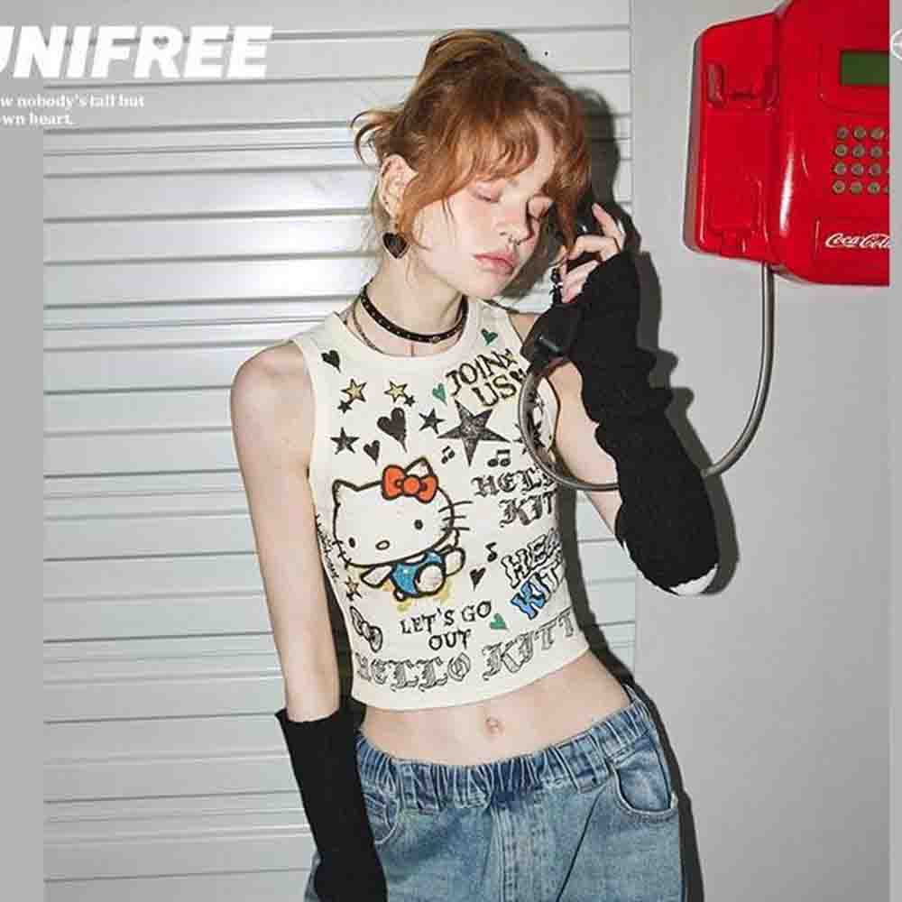 Sanrio Hello Kitty dames top m - Girl Fashion Street recensie en prijs